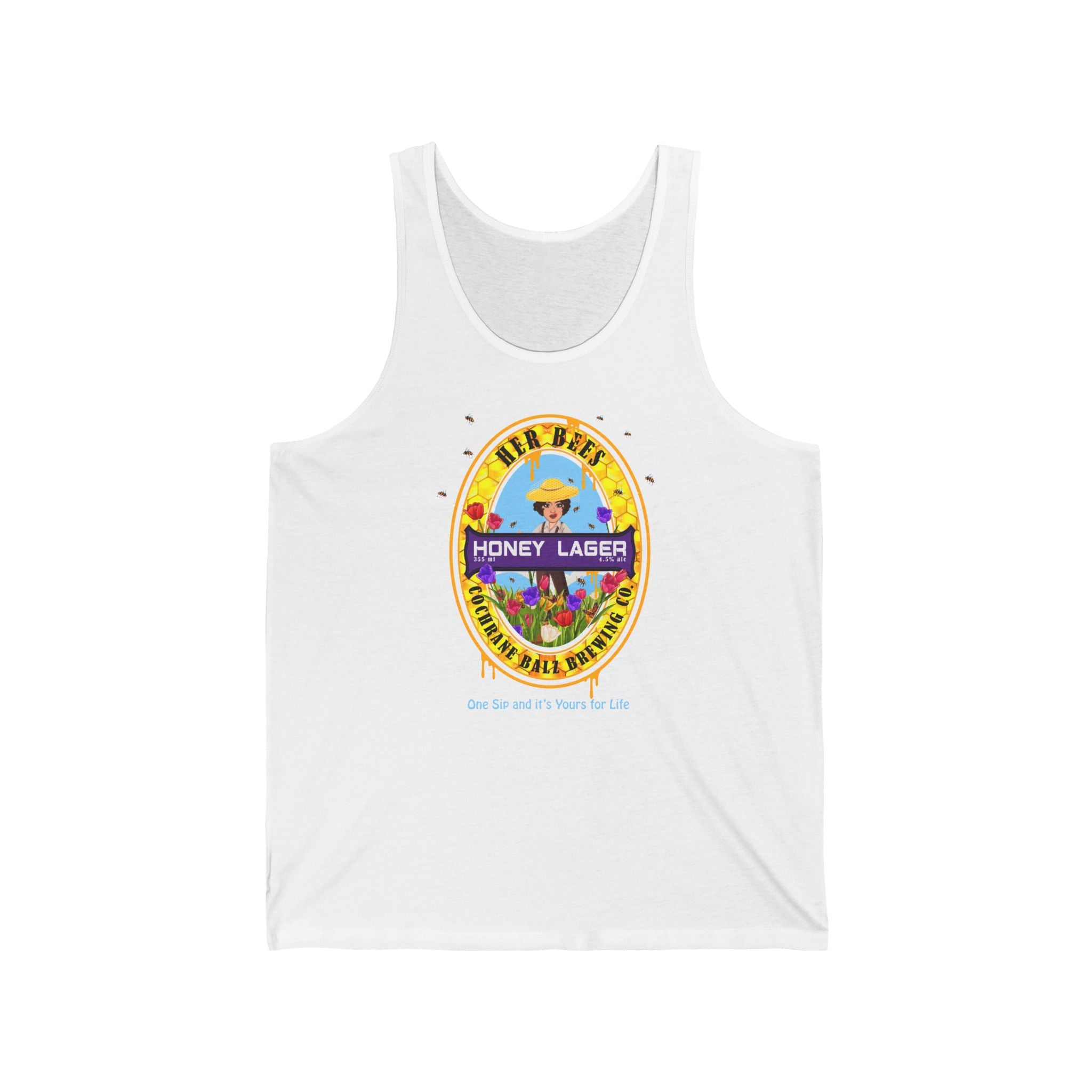 Her Bees Honey Lager Woman's Tank Top
